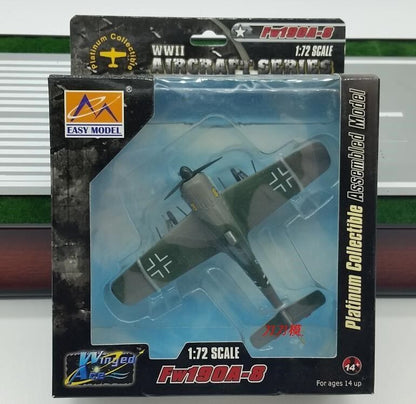 1:72 EASY MODEL FW190 A-8 WWII Fighter Jet ABS Plastic Assembled Aircraft Model