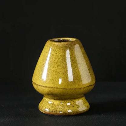 Tea Ceremony Matcha Bowl Traditional Ceremony Starter Ceramic Chasen Whisk Stand