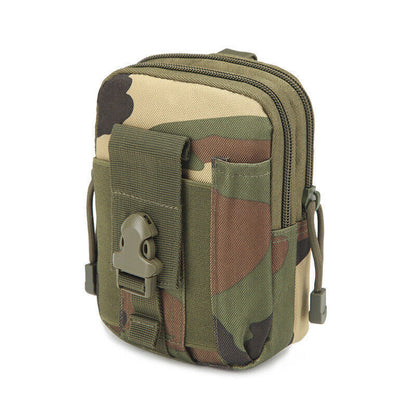 Men Tactical Pouch Belt Waist Pack Bag Pack Running Pouch Travel Camping Bag