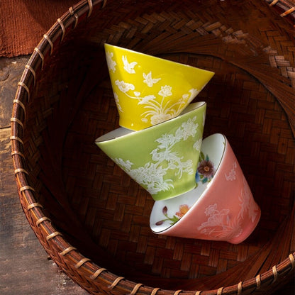 One Piece Chinese Tea Cup Porcelain Master Cup 60ml Handpainted Ceramic Cup New