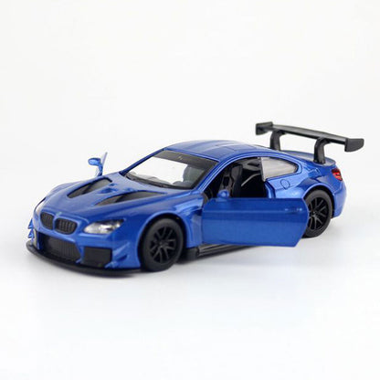 1:44 BMW M6 GT3 Racing Car Diecast Model Car Toy Vehicle for Boys Kids Gifts