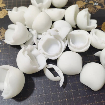 Pottery Clay Tools Resin Empty Shell Dolls Heads Magnetic Suction Insertion Type