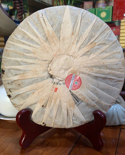 357g,2007 China ZhongCha QiZi PANGXIE FEET Puerh Pu er Cake tea,RAW puer erh 普洱