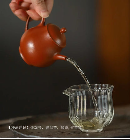 100cc chinese Yixing Handmade Zisha teapot Zhuni PanHu Gongfu Hu Tea Pot