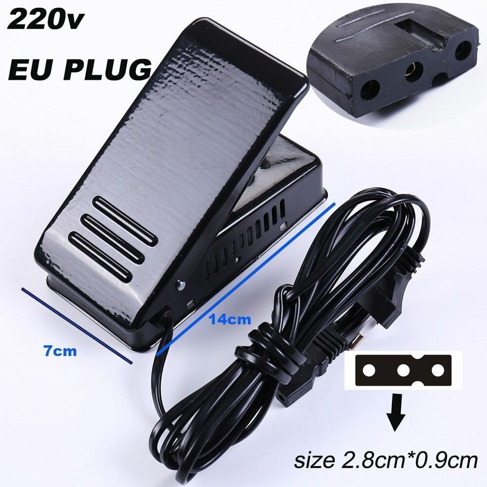 Sewing Machine Foot Pedal Speed Adjust Controller Motor Accessories Power Switch