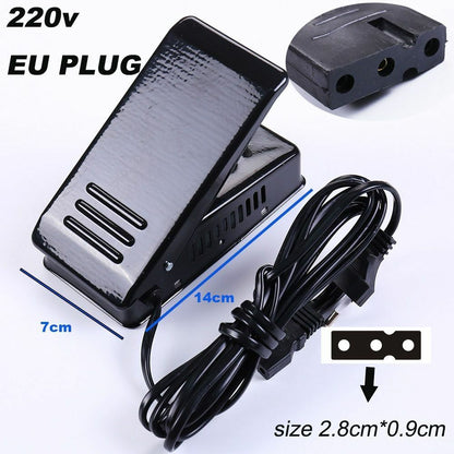 Sewing Machine Foot Pedal Speed Adjust Controller Motor Accessories Power Switch
