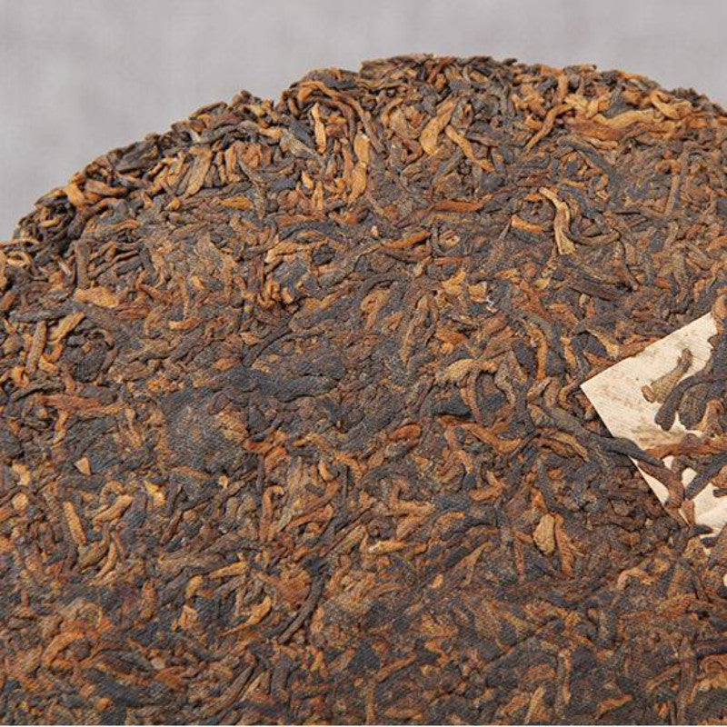 357g Ripe Pu'er Tea Laobanzhang Pu-erh Cooked Tea Cake Yunnan Puerh Black Tea