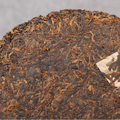 357g Ripe Pu'er Tea Laobanzhang Pu-erh Cooked Tea Cake Yunnan Puerh Black Tea