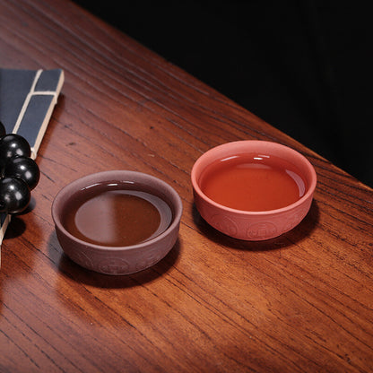50ml Handmade Tea Cup Marked Original Ore Real Yixing Zisha Purple Clay Cup New