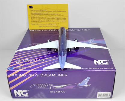 NG Models RIYADH AIR for Boeing B787-9 N8572C DREAMLINER 1:400 Aircraft Model
