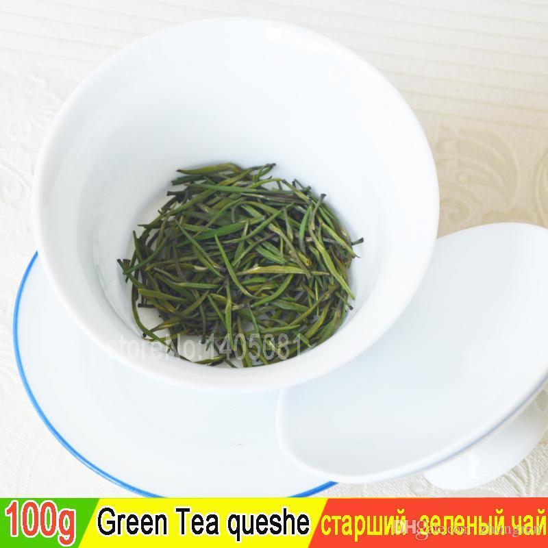 2023 High Quality Green Tea Mingqian Fried Queshe Maojian Tea Green Healthy 100g