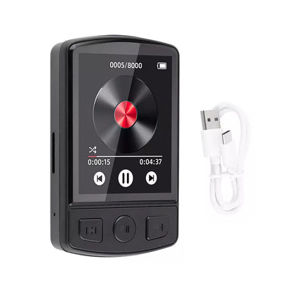 Wireless BT 5.0 MP3 Player HiFi Lossless Sound HD Color Screen Voice Recorder
