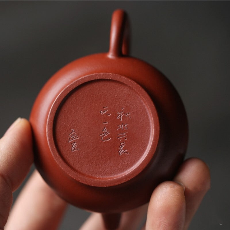 Small Tea Pot Zhu Clay Good Sealed Pot Chaozhou Real Yixing Zisha Teapots 3.4oz