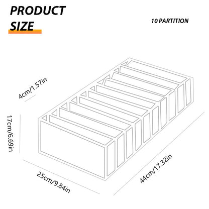 6/7/9 Grids Storage Bag Wardrobe Clothes Jeans Organizer Foldable Drawer AU HOT