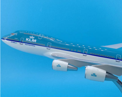 47CM 1:150 KLM BOEING 747-400 PH-BFB Passenger Airplane Resin Aircraft Model