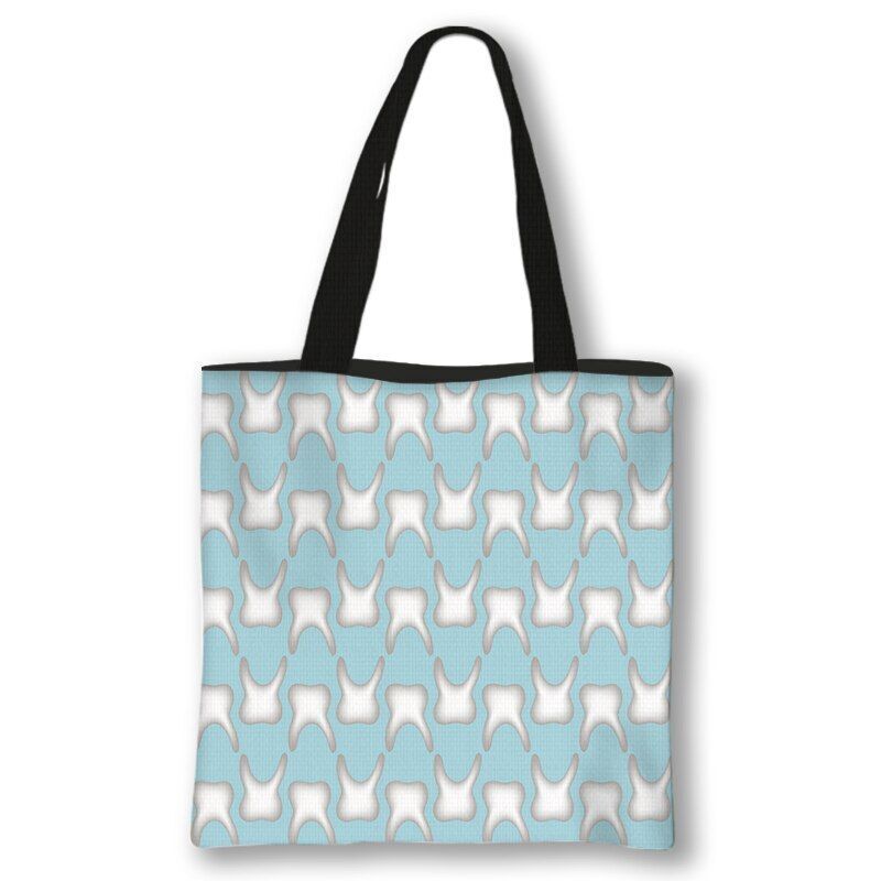 Handbag Casual Tote Bag Shoulder Purse Travelling Storage Pouch Polyester Print