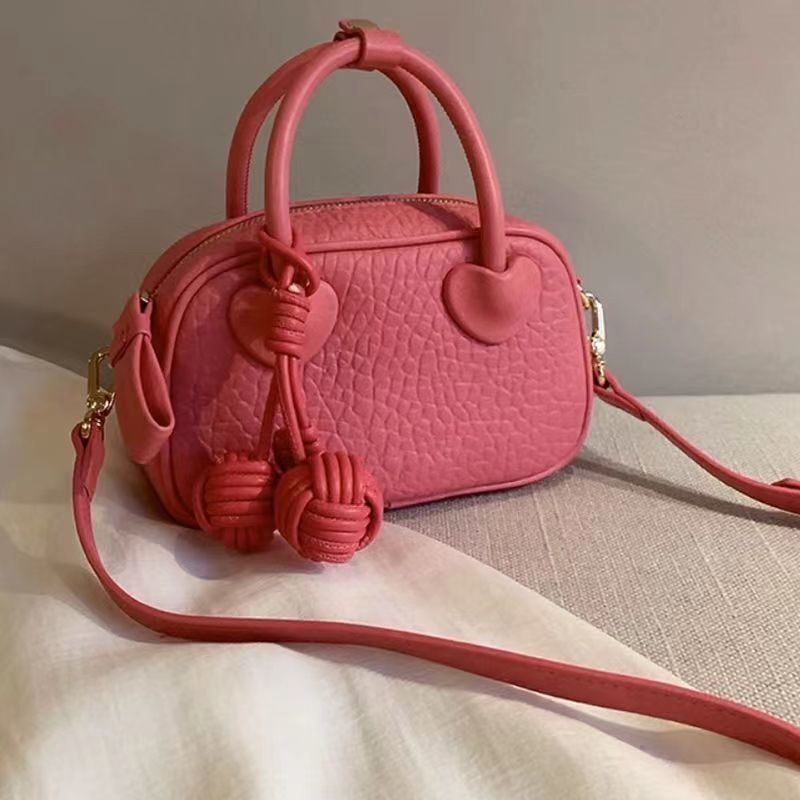 Pink Handbags Shoulder Bags Crossbody Purse Versatile Shoulder Bags 18*6.5*12 CM