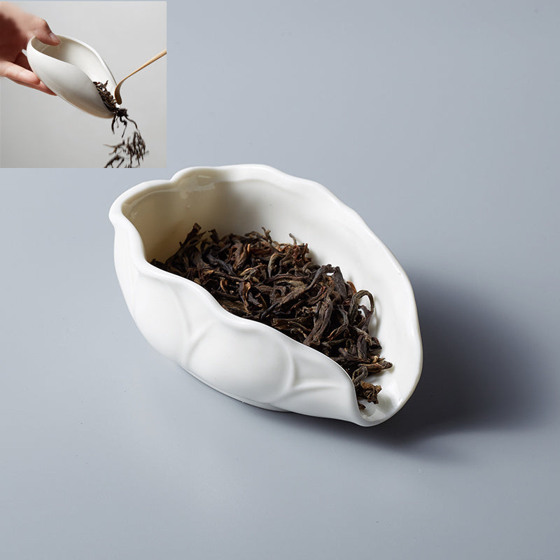 Porcelain Vassels For Chinese Tea Ceramic Floral Ruyao Holder For Loose Tea New