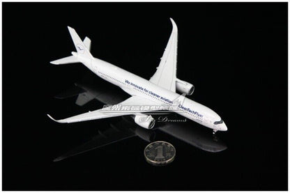 1:400 JC Wings Lufthansa AIRBUS A350-900XWB Airplane Flap Down Diecast Model