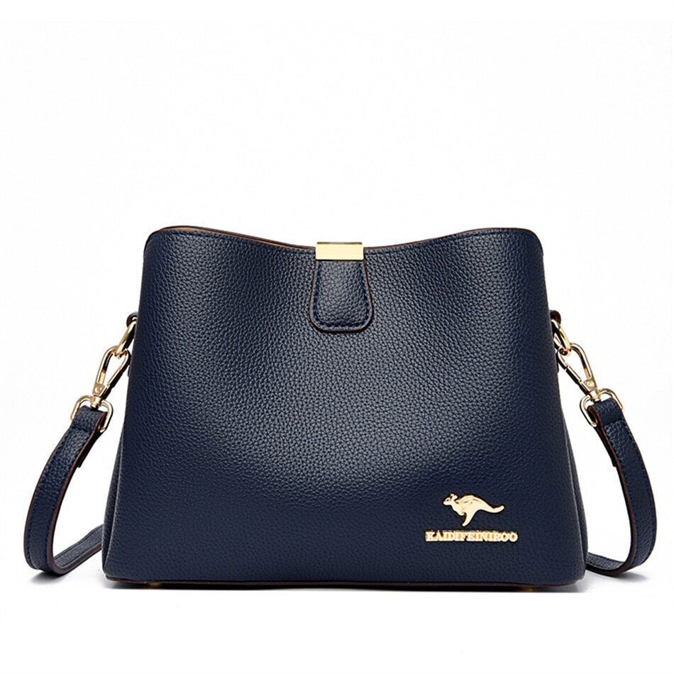 Women's Handbag Purses 3 Layers Ladies Shoulder Messenger Bags Femme