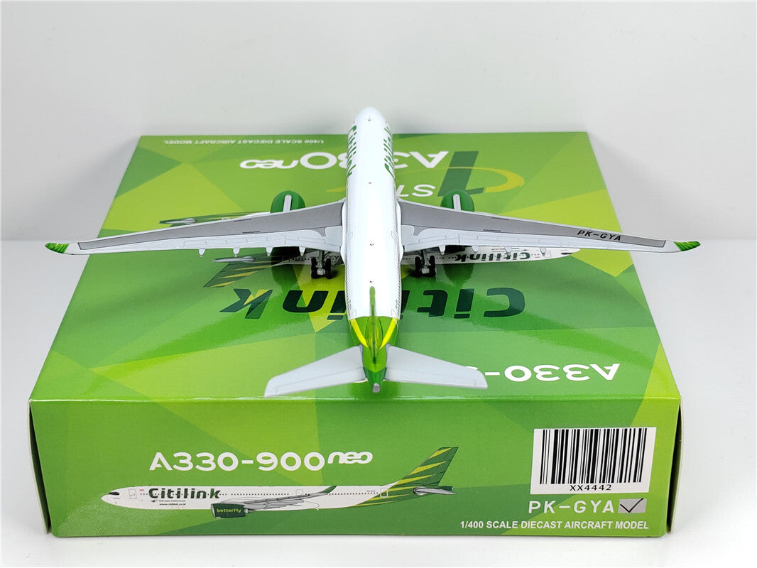 1:400 JC Wings CITILINK AIRBUS A330-900neo Passenger Airplane Diecast Model