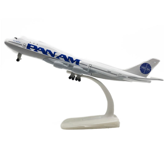 1:300 American Panam B747 Model Plane Alloy Diecast Airplane Home Bar Decor
