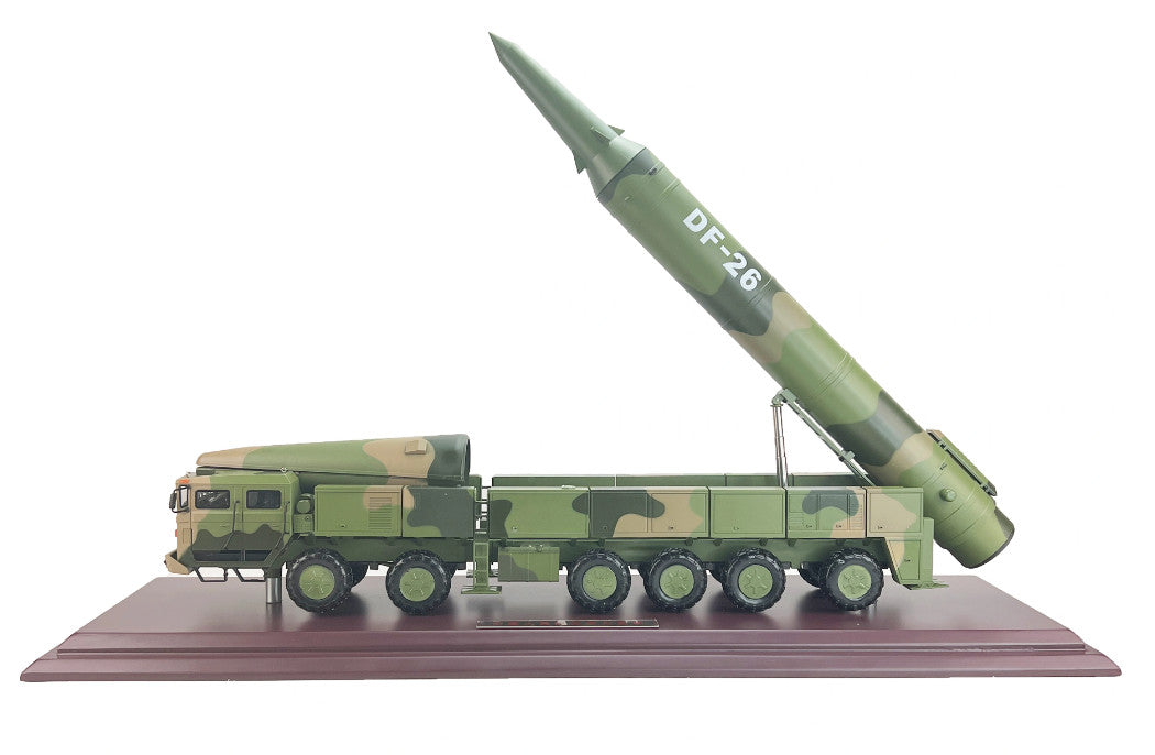 1:26 88CM DF-26 Missile Launcher Truck Diecast Military Army Vehicles Model
