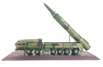 1:26 88CM DF-26 Missile Launcher Truck Diecast Military Army Vehicles Model