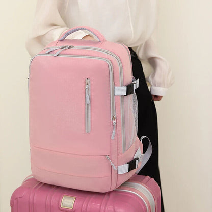 Women Travel Backpack Daypack Teenage Girls Laptop Schoolbag Luggage Shoes Bag