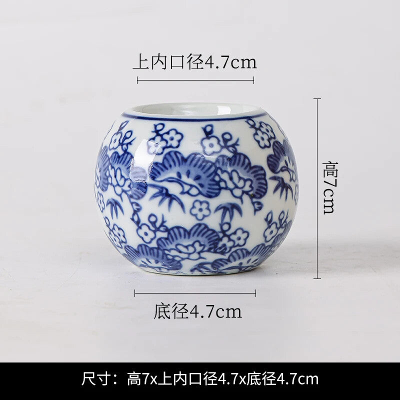 Blue and White Porcelain Ceramic Household Dining Table Desktop Decoration