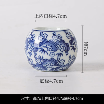 Blue and White Porcelain Ceramic Household Dining Table Desktop Decoration