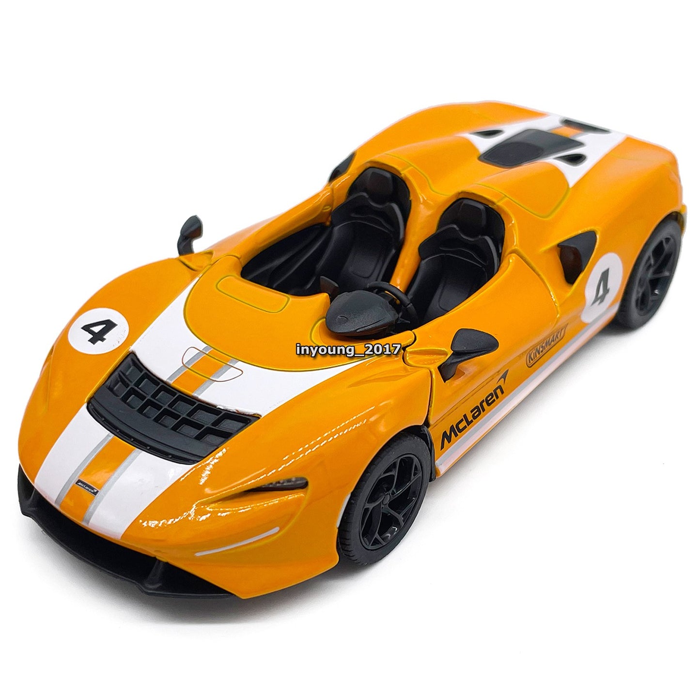 1/36 McLaren Elva Model Toy Car Diecast Toy Vehicle Boys Toys for Kids Gifts