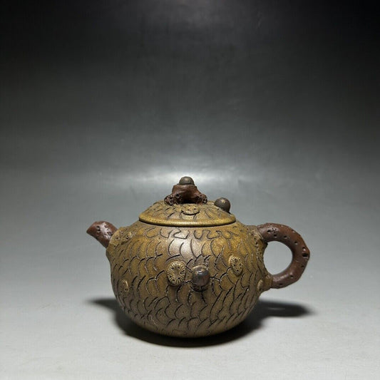 vintage chinese yixing purple clay teapot zisha ceremony teaware collection rare