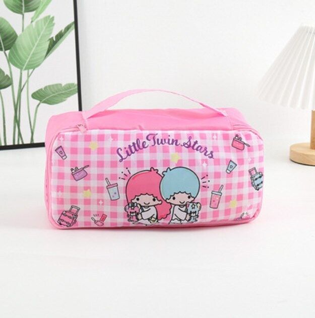 Cartoon Portable Women's Underwear Storage Bag Travel Cosmetics Storage