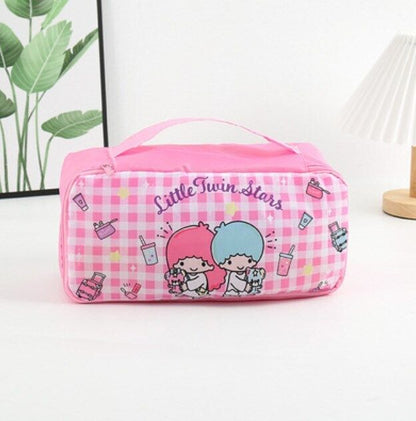 Cartoon Portable Women's Underwear Storage Bag Travel Cosmetics Storage