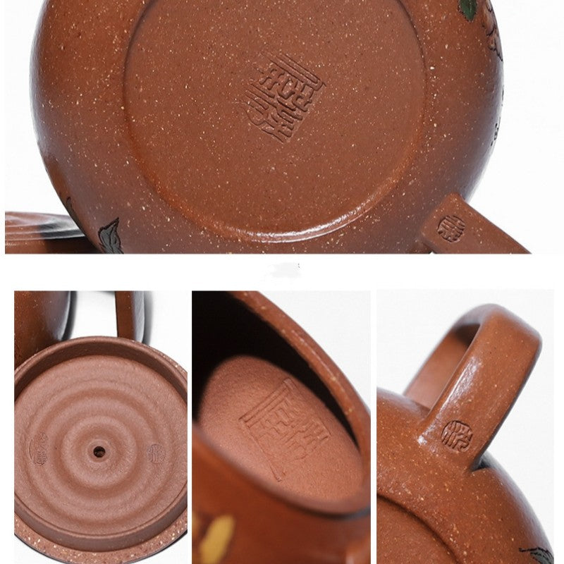Yixing Original Jiangpo Clay Teapot "Peerless Beauty" Additive-Free Handmade Pot