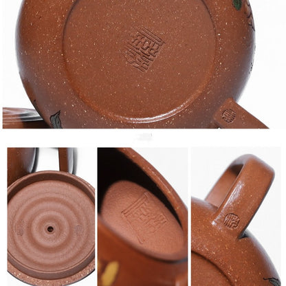 Yixing Original Jiangpo Clay Teapot "Peerless Beauty" Additive-Free Handmade Pot