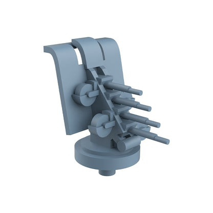 1/350 Model Upgrade Parts Royal Navy 127mm /50 Mk.III VickersI Quad Mounts
