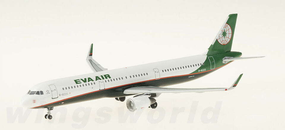 1:400 AeroClassics EVA AIR Airbus A321 Passenger Airplane Diecast Aircraft Model