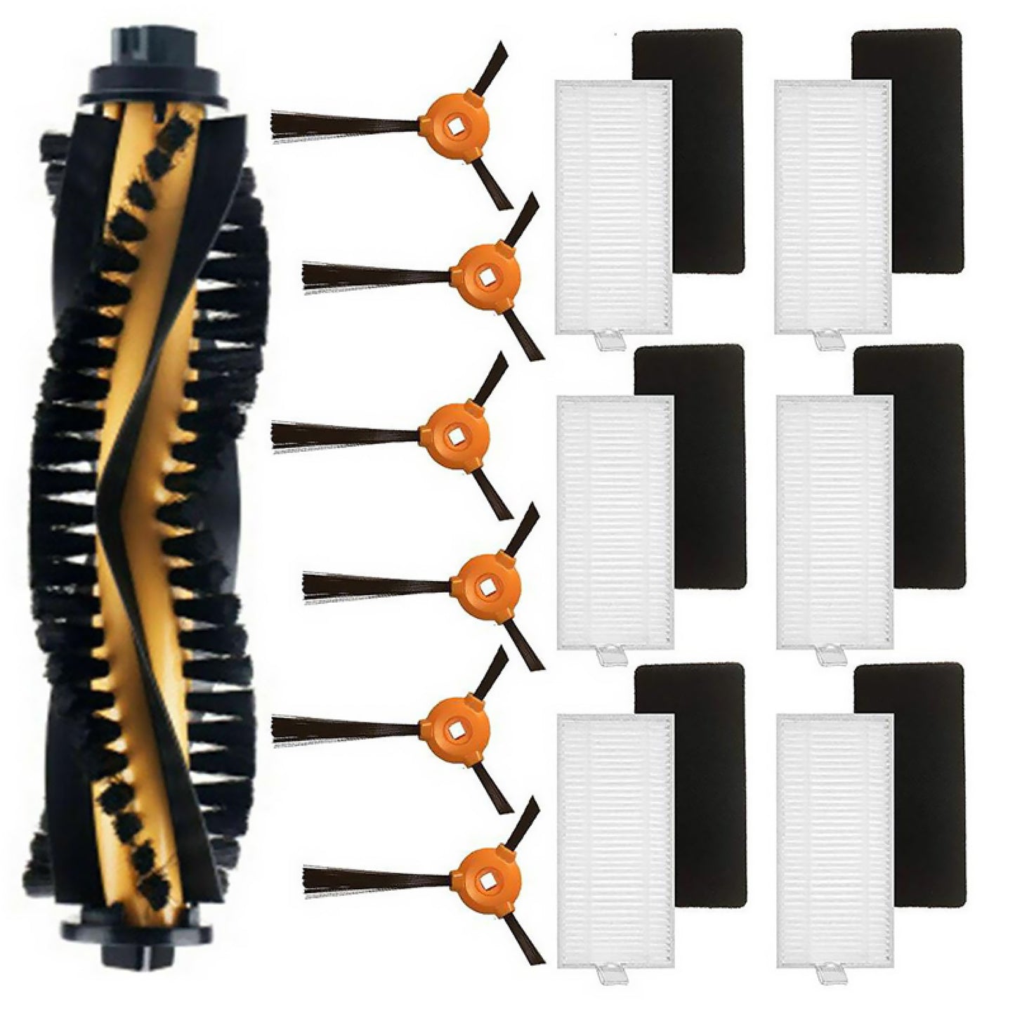 Side/Roll Brush+Filters for EcoVacs Deebot 500 Deebot 600 Deebot 601 Deebot 711