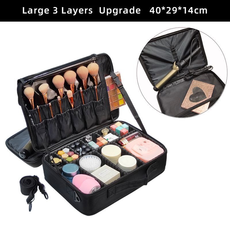 Women Cosmetic Bag Travel Makeup Professional Box Cosmetic Pouch Bags Waterproof