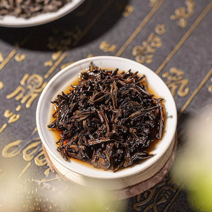 250g COFCO Anhua Dark Black Tea Jinhua Fu Cha Tea Three Year Old Fu Brick Tea