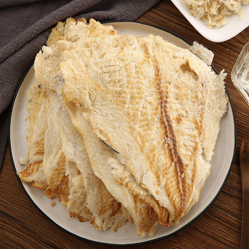 500g Cod Fillets Dry Fish Ready-to-Eat Seafood Grilled Snacks - Office Snacks