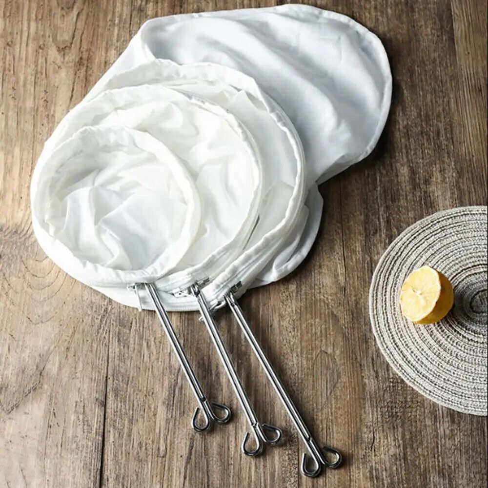 Colander Reusable Fabric Mesh Filter Nut Milk Bag Strainer Soybean Juice Sifters