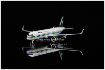 1:400 JC Wings Saudia AIRBUS A321NEO Passenger Airplane Diecast Aircraft Model