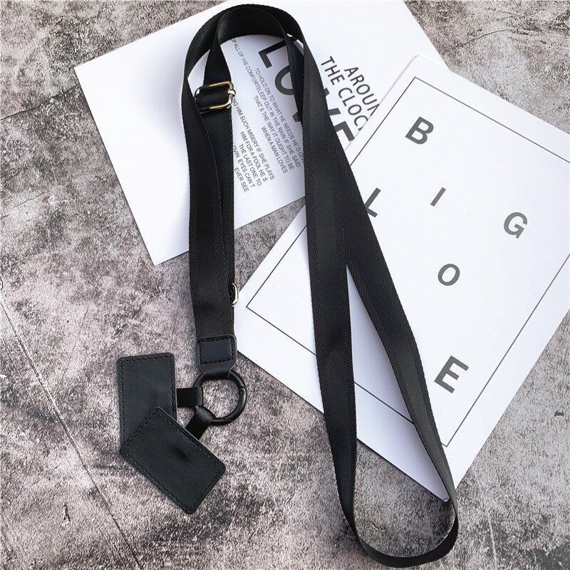 Phone Lanyard Universal Crossbody Patch Mobile Phone Adjustable Strap Nylon Rope