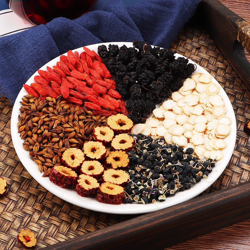 Men's Health Tea Ginseng, Mulberry, Wolfberry, Red Dates, Barley Combination Tea