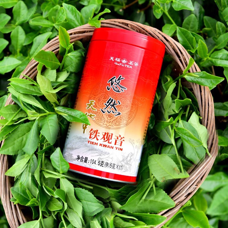 TenFu's TEA You Ran Tie Guan Yin Tieh Kwan Yin Chinese Oolong Tea 104.5g Tin