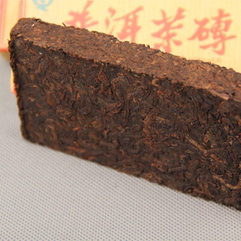 100g Yunnan Puer Shu Tea Brick Made by Puerh Materials Ripe Tea