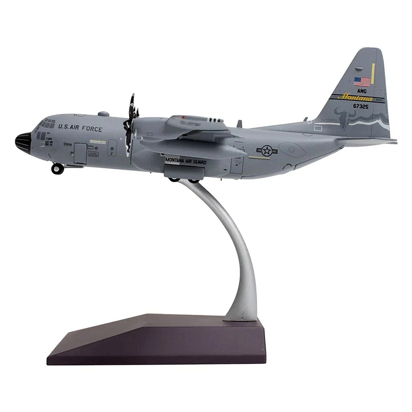 1:200 Geminijets USAF Lockheed C-130H Passenger Airplane Diecast Model